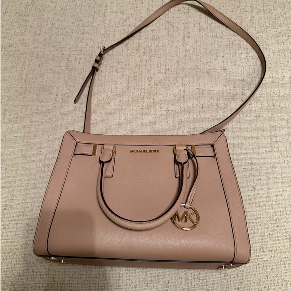 Michael Kors Handbags - Michael Kors Beige Satchel Bag